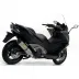 Terminale Di Scarico Arrow Kymco AK 550 17 - 2020 Slip-On Race-Tech Titanio Moto Scooter Fondello Carbonio