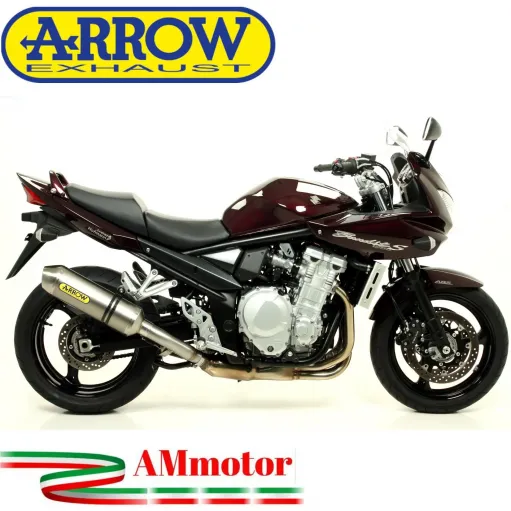 Terminale Di Scarico Arrow Suzuki Gsf 1250 Bandit 07 - 2016 Slip-On Race-Tech Alluminio Moto
