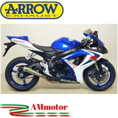 Terminale Di Scarico Arrow Suzuki Gsx-R 600 06 - 2007 Slip-On Pro-Racing Titanio Moto