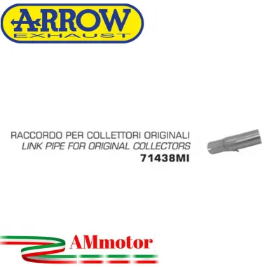 Raccordo Centrale Suzuki Gsx-R 750 11 - 2016 Arrow Moto Per Collettori Originali