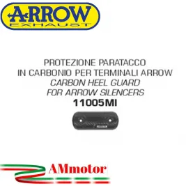 Protezione Paracalore Arrow Suzuki Gsx-S 125 17 - 2020 Moto Paratacco In Carbonio
