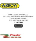 Protezione Paracalore Arrow Suzuki Gsx-S 125 17 - 2020 Moto Paratacco In Carbonio
