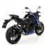 Terminale Di Scarico Arrow Suzuki Gsx-S 750 17 - 2020 Slip-On Race-Tech Alluminio Dark Moto Fondello Carbonio