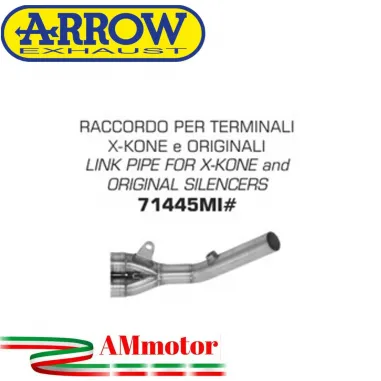 Raccordo Suzuki Gsx-S 750 17 - 2020 Arrow Moto Per Terminali X-Kone Pro-Race