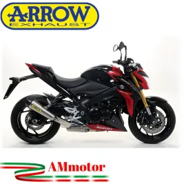 Terminale Di Scarico Arrow Suzuki Gsx-S 1000 / 1000 F 15 - 2016 Slip-On X-Kone Moto