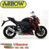 Terminale Di Scarico Arrow Suzuki Gsx-S 1000 / 1000 F 15 - 2016 Slip-On Race-Tech Alluminio Moto Fondello Carbonio