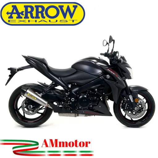 Terminale Di Scarico Arrow Suzuki Gsx-S 1000 / 1000 F 17 - 2020 Slip-On X-Kone Moto