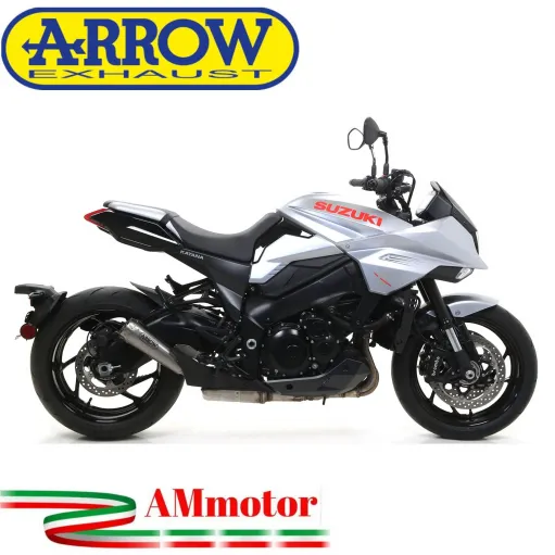 Terminale Di Scarico Arrow Suzuki Katana 1000 19 - 2020 Slip-On Pro-Race Titanio Moto