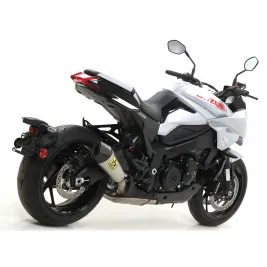 Terminale Di Scarico Arrow Suzuki Katana 1000 19 - 2020 Slip-On X-Kone Short Titanio Moto 2