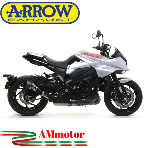 Terminale Di Scarico Arrow Suzuki Katana 1000 19 - 2020 Slip-On X-Kone Short Dark Moto