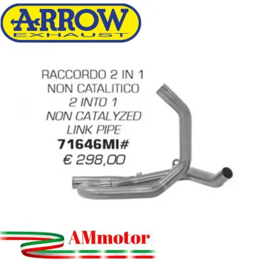 Raccordo Suzuki SV 650 16 - 2020 Arrow Moto 2 In 1 Non Catalitico