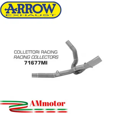 Suzuki V-Strom 650 17 - 2020 Arrow Moto Collettori Di Scarico Racing In Acciaio