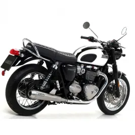 Terminali Di Scarico Arrow Triumph Bonneville T120 16 - 2019 2 Slip-On Pro-Racing Nichrom Moto 2