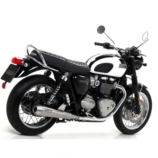 Terminali Di Scarico Arrow Triumph Bonneville T120 16 - 2019 2 Slip-On Pro-Racing Nichrom Moto