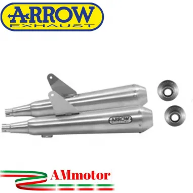 Terminali Di Scarico Arrow Triumph Speed Twin 1200 19 - 2020 2 Slip-On Pro-Racing Nichrom Moto