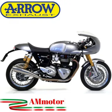 Terminali Di Scarico Arrow Triumph Thruxton 1200 / 1200 R 16 - 2020 2 Slip-On Pro-Racing Nichrom Moto