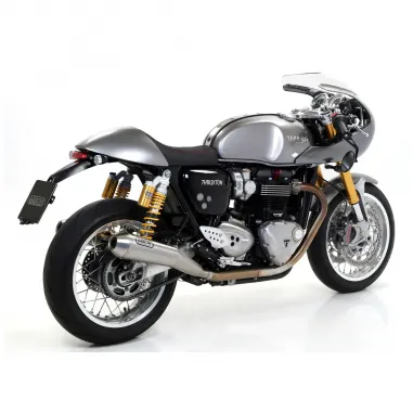 Terminali Di Scarico Arrow Triumph Thruxton 1200 / 1200 R 16 - 2020 2 Slip-On Pro-Racing Nichrom Moto