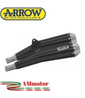 Terminali Di Scarico Arrow Triumph Thruxton 1200 / 1200 R 16 - 2020 2 Slip-On Pro-Racing Nichrom Dark Moto