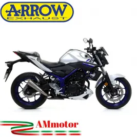 Terminale Di Scarico Arrow Yamaha MT-03 16 - 2017 Slip-On Pro-Race Nichrom Moto