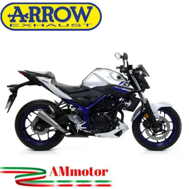 Terminale Di Scarico Arrow Yamaha MT-03 16 - 2017 Slip-On Pro-Race Nichrom Moto