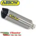 Terminale Di Scarico Arrow Yamaha MT-03 18 - 2019 Slip-On Street Thunder Titanio Moto Fondello Carbonio