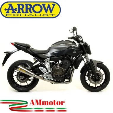 Terminale Di Scarico Arrow Yamaha MT-07 14 - 2020 Slip-On X-Kone Moto Versione Alta