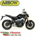 Terminale Di Scarico Arrow Yamaha MT-09 13 - 2020 Slip-On Thunder Carbonio Moto Fondello Carbonio