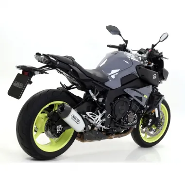 Terminale Di Scarico Arrow Yamaha MT-10 16 - 2020 Slip-On Indy-Race Alluminio Moto Fondello Carbonio