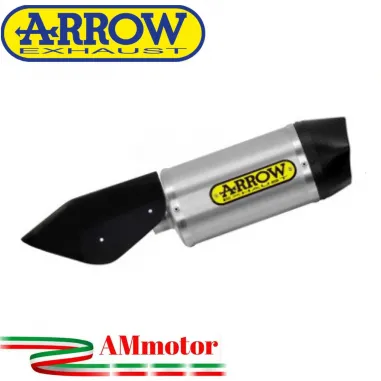 Terminale Di Scarico Arrow Yamaha MT-10 16 - 2020 Slip-On Indy-Race Titanio Moto Fondello Carbonio