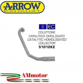 Yamaha MT 125 14 - 2019 Arrow Moto Collettore Di Scarico Catalitico Omologato