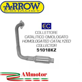 Yamaha MT 125 2020 Arrow Moto Collettore Di Scarico Catalitico Omologato