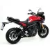 Terminale Di Scarico Arrow Yamaha Tracer 900 15 - 2020 Slip-On Thunder Alluminio Dark Moto Fondello Carbonio