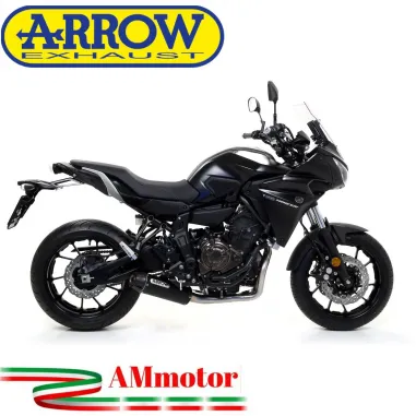 Terminale Di Scarico Arrow Yamaha Tracer 700 16 - 2019 Slip-On Jet-Race Nichrom Dark Moto