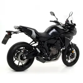 Terminale Di Scarico Arrow Yamaha Tracer 700 16 - 2019 Slip-On Jet-Race Nichrom Dark Moto 2