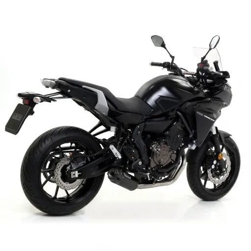 Terminale Di Scarico Arrow Yamaha Tracer 700 16 - 2019 Slip-On Jet-Race Nichrom Dark Moto