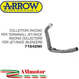 Yamaha Tracer 700 16 - 2019 Arrow Moto Collettori Di Scarico Racing In Acciaio Versione Bassa Per Terminali Jet-Race