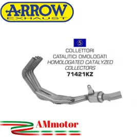 Yamaha Xj6 / Xj6 Diversion 09 - 2015 Arrow Moto Collettori Di Scarico Catalitici Omologati