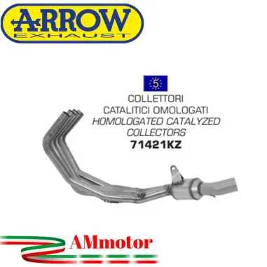 Yamaha Xj6 / Xj6 Diversion 09 - 2015 Arrow Moto Collettori Di Scarico Catalitici Omologati