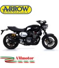 Terminale Di Scarico Arrow Yamaha Xjr 1300 07 - 2017 Slip-On Pro-Racing Dark Moto Fondello Inox