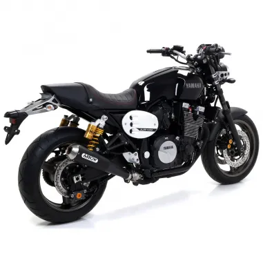 Terminale Di Scarico Arrow Yamaha Xjr 1300 07 - 2017 Slip-On Pro-Racing Dark Moto Fondello Inox