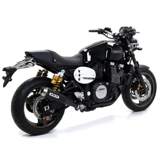 Terminale Di Scarico Arrow Yamaha Xjr 1300 07 - 2017 Slip-On Pro-Racing Dark Moto Fondello Inox