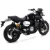 Terminale Di Scarico Arrow Yamaha Xjr 1300 07 - 2017 Slip-On Pro-Racing Dark Moto Fondello Inox
