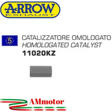 Yamaha Xjr 1300 07 - 2017 Catalizzatore Per Scarico Arrow Pro-Racing Moto Certificato Di Omologazione
