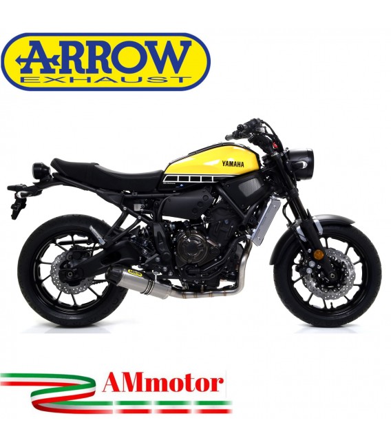 Terminale Di Scarico Arrow Yamaha Xsr 700 16 - 2020 Slip-On Jet-Race Titanio Moto