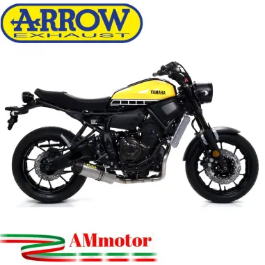 Terminale Di Scarico Arrow Yamaha Xsr 700 16 - 2020 Slip-On Jet-Race Titanio Moto