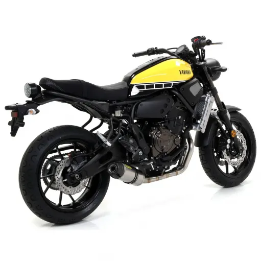 Terminale Di Scarico Arrow Yamaha Xsr 700 16 - 2020 Slip-On Jet-Race Titanio Moto