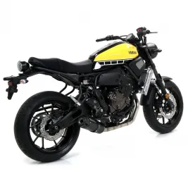 Terminale Di Scarico Arrow Yamaha Xsr 700 16 - 2020 Slip-On Jet-Race Nichrom Dark Moto 2