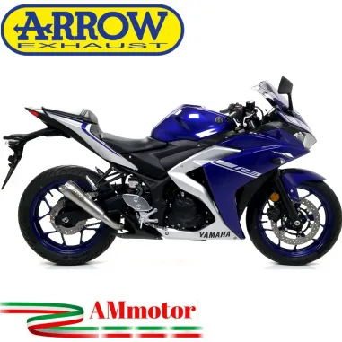 Terminale Di Scarico Arrow Yamaha Yzf R3 17 - 2018 Slip-On Pro-Race Nichrom Moto