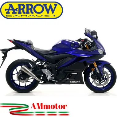 Terminale Di Scarico Arrow Yamaha Yzf R3 19 - 2020 Slip-On Pro-Race Nichrom Moto