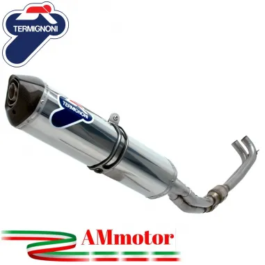 Scarico Completo Termignoni Yamaha T-Max 500 Terminale Relevance Inox Scooter Moto Omologato